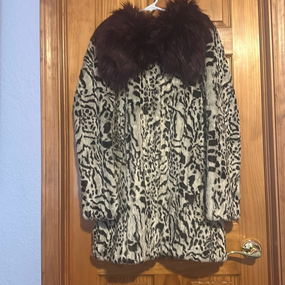 Unreal Fur Urban Jungle Coat Size L